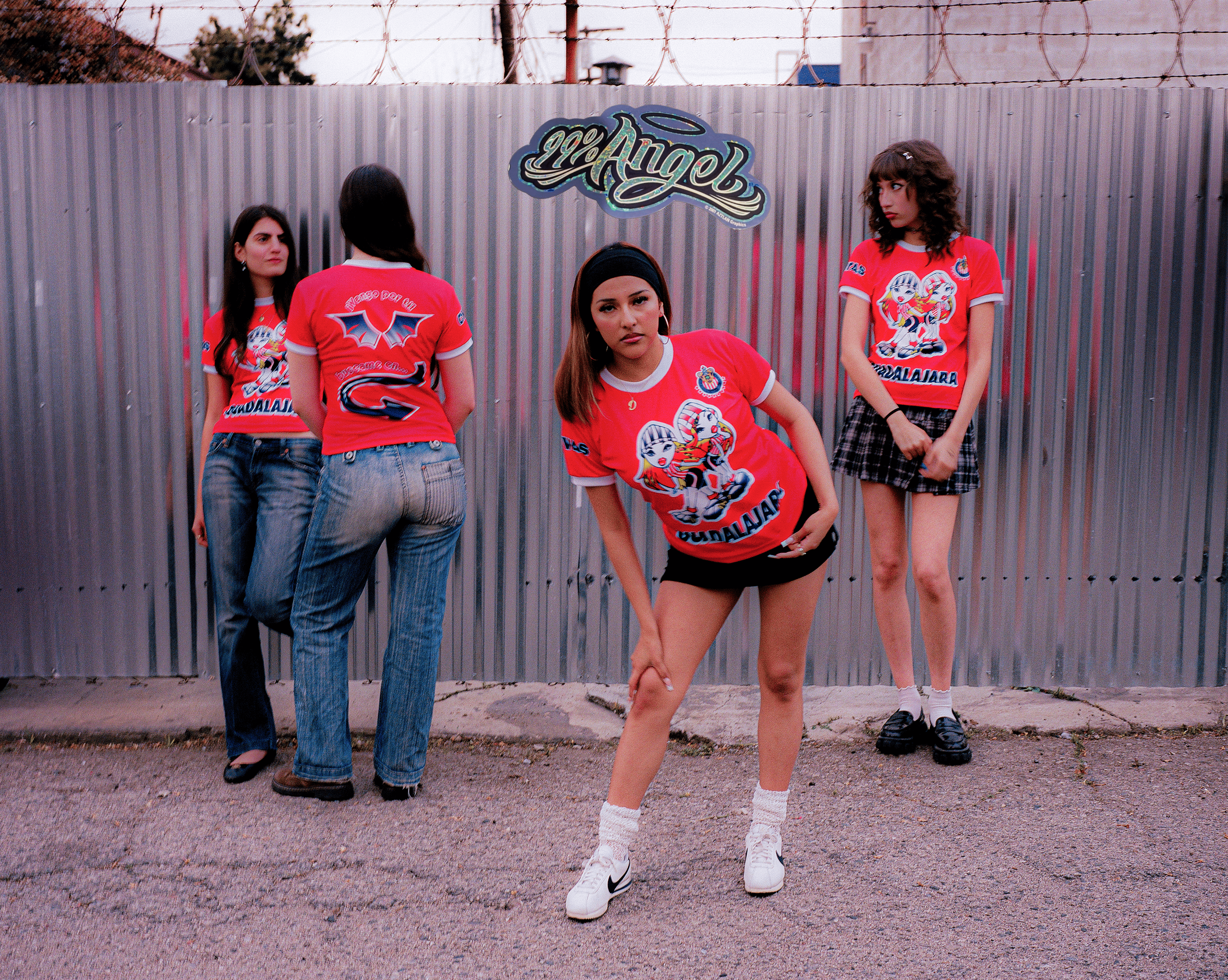 ciara mendez brat chivas guadalajara vintage jersey photoshoot